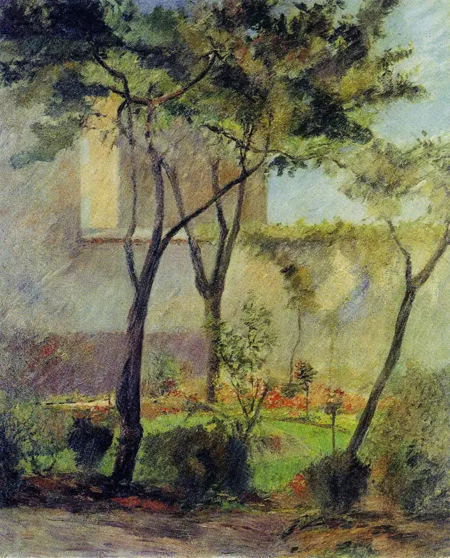 Ett hörn av trädgården, rue Carcel - Paul Gauguin