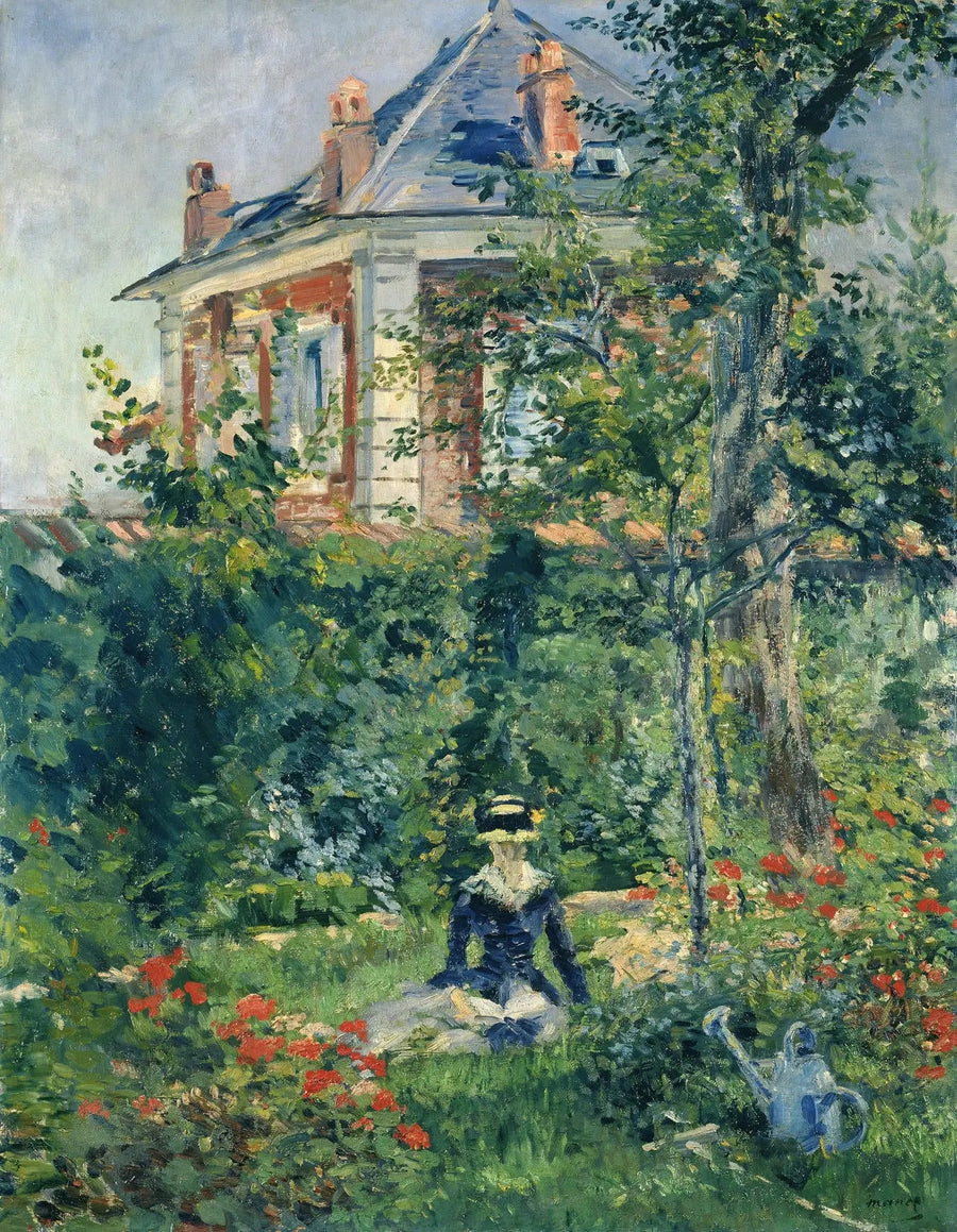 Ett hörn av Bellevue-trädgården - Édouard Manet