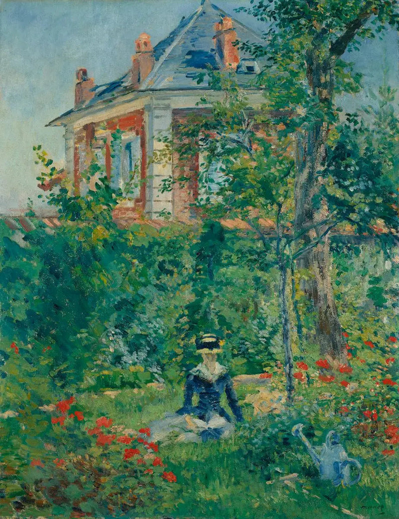 Ett hörn av Bellevue-trädgården - Édouard Manet