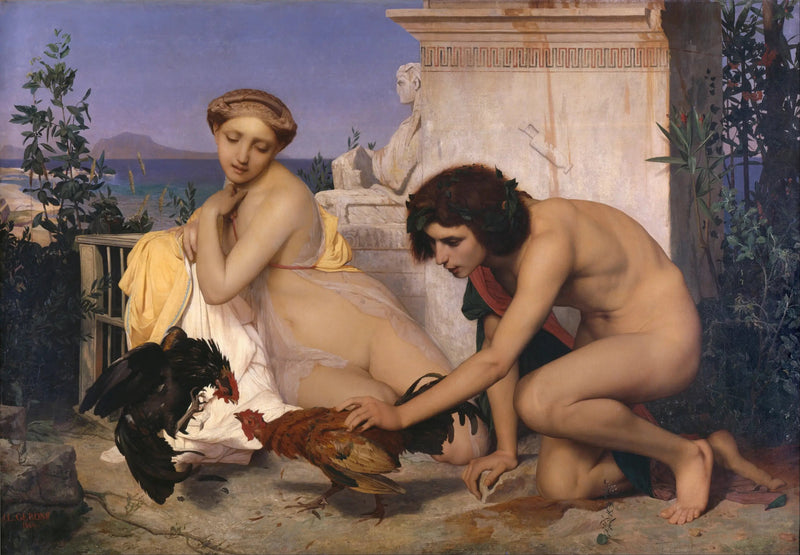 En tuppfight - Jean-Léon Gérôme