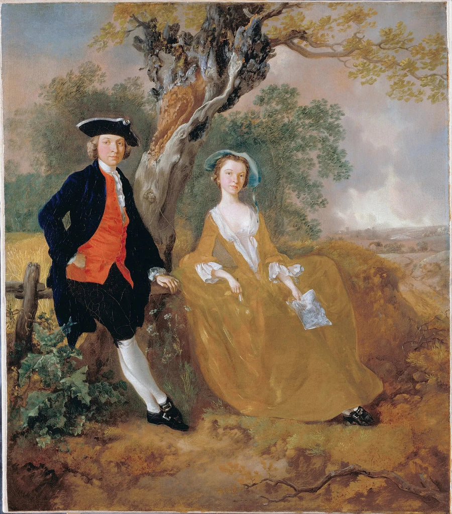 Ett par i ett landskap - Thomas Gainsborough
