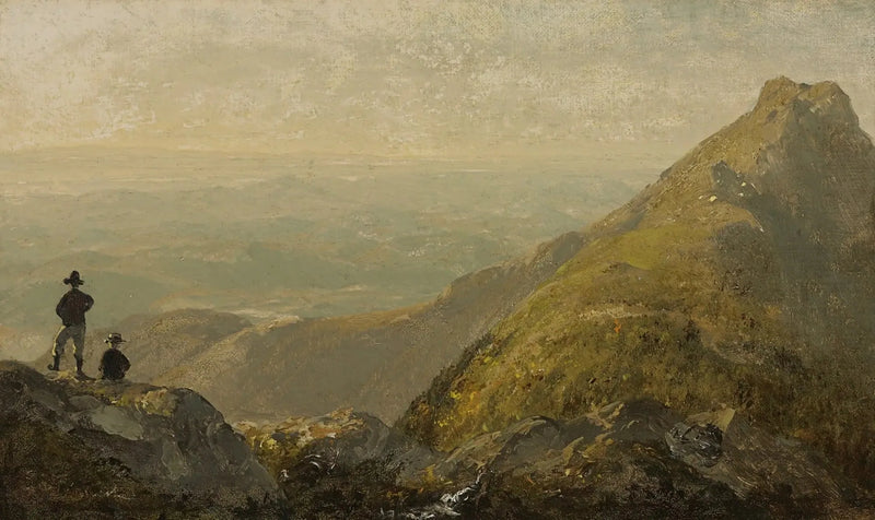 En skiss av bergskedjan Mansfield - Sanford Robinson Gifford
