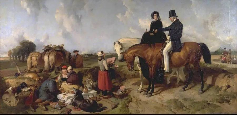 En dialog vid Waterloo - Edwin Henry Landseer