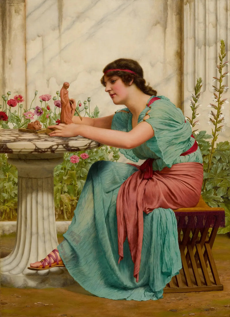 En amatörmålare - John William Godward