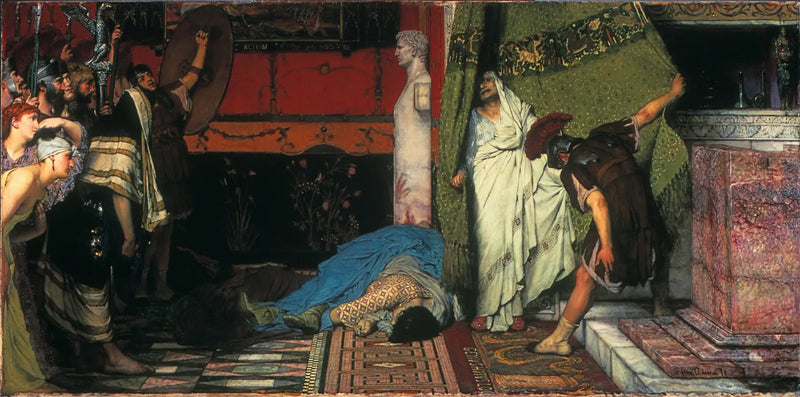 En romersk kejsare (Claudius) - Lawrence Alma-Tadema