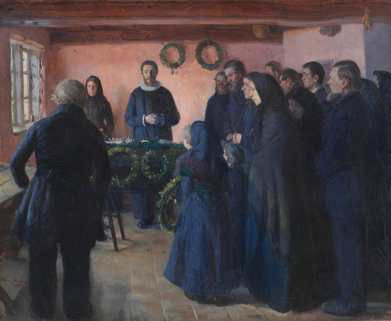 Ett begravning - Anna Ancher