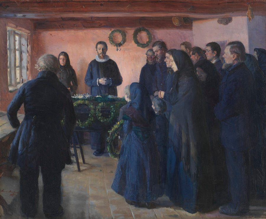 Ett begravning - Anna Ancher