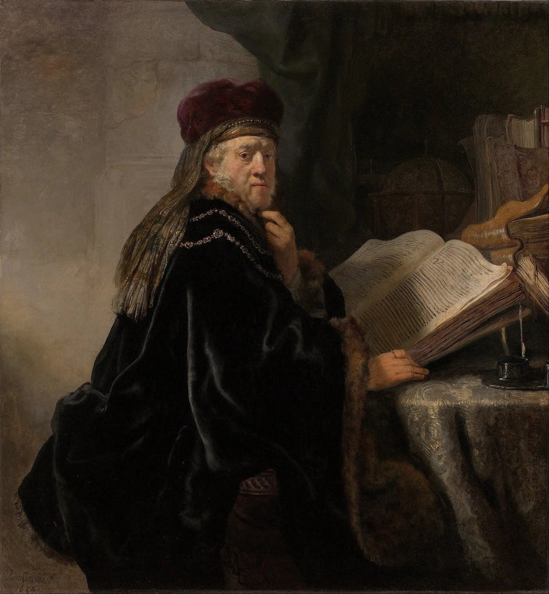 En lärd i sitt kontor - Rembrandt