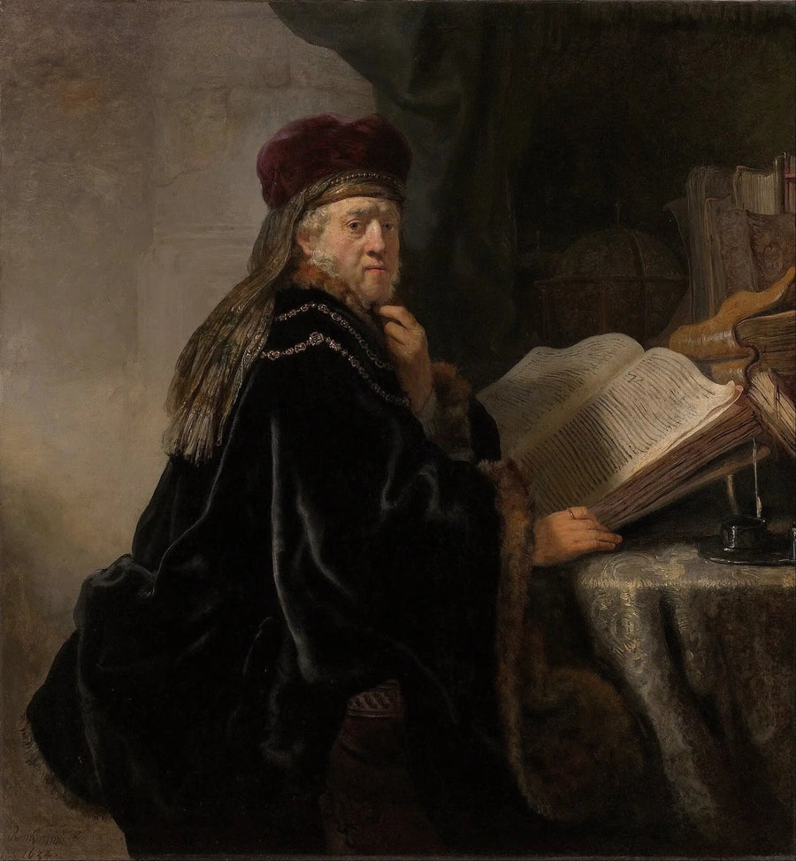 En lärd i sitt kontor - Rembrandt
