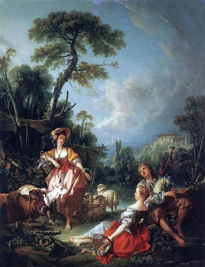 En pastoral sommar - François Boucher