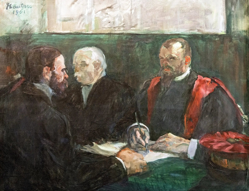 En tentamen vid medicinska fakulteten i Paris - Henri de Toulouse-Lautrec