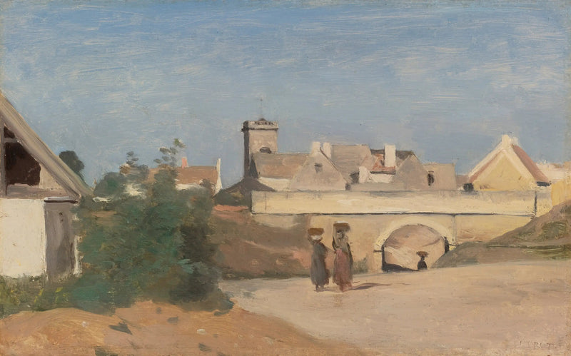 En förstad till stad (Rochefort-sur-Mer, Charente) - Jean-Baptiste Camille Corot
