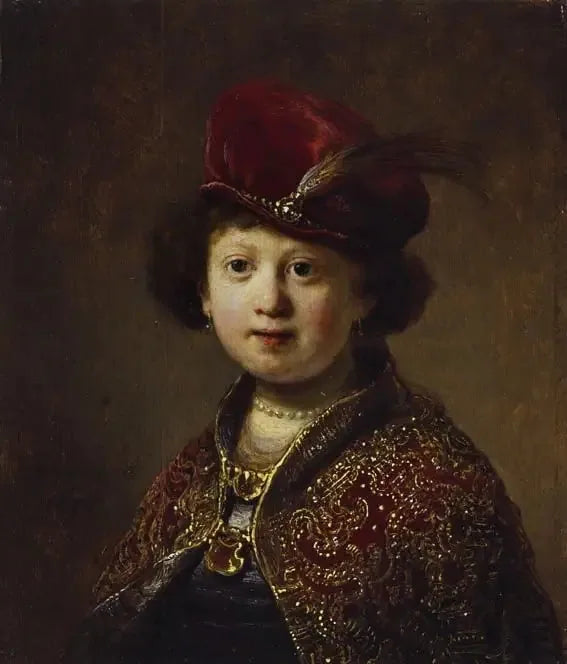 En pojke i fantasikostym - Rembrandt