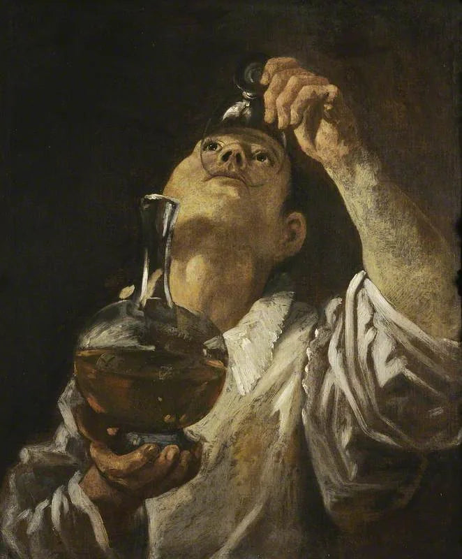 En pojke som dricker - Annibale Carracci