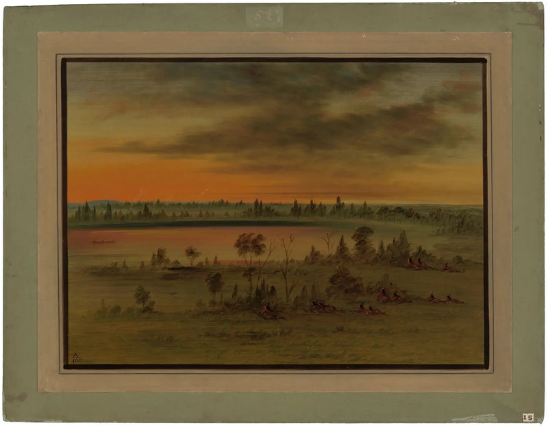 En Sioux-krigsgrupp - George Catlin