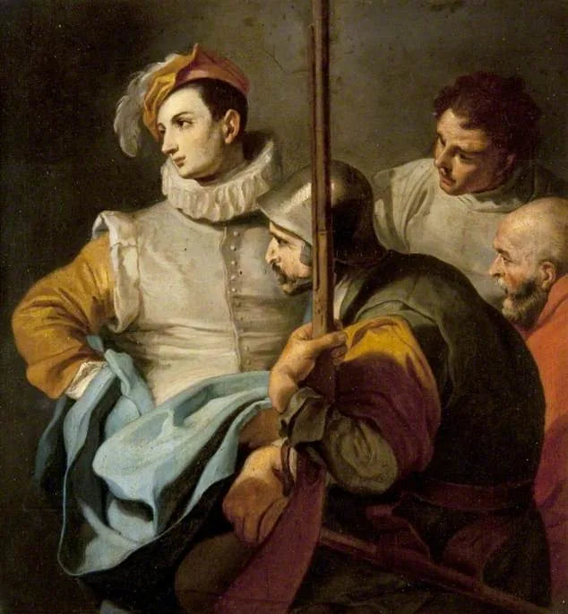 En grupp av fyra män - Francesco Solimena