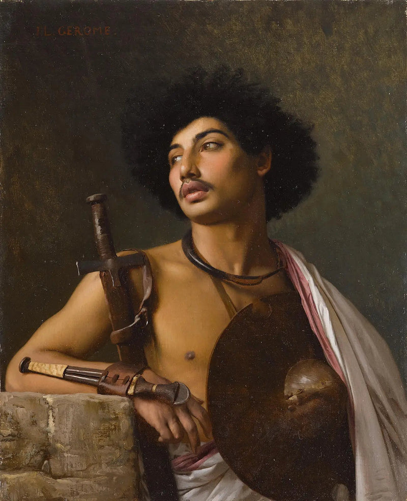 En Bischari-krigare - Jean-Léon Gérôme