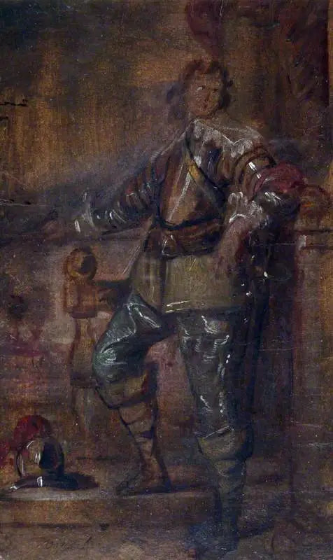 En man i halv rustning - Antoine van Dyck