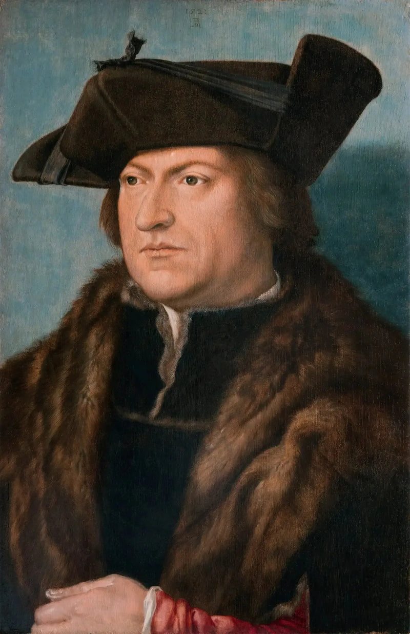 En man i pälsrock - Albrecht Dürer