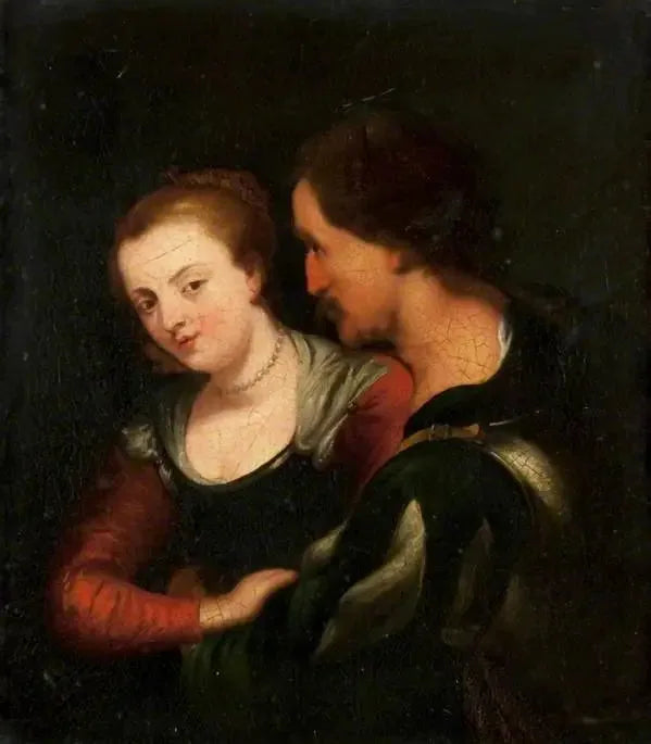 En man och en flicka - Peter Paul Rubens