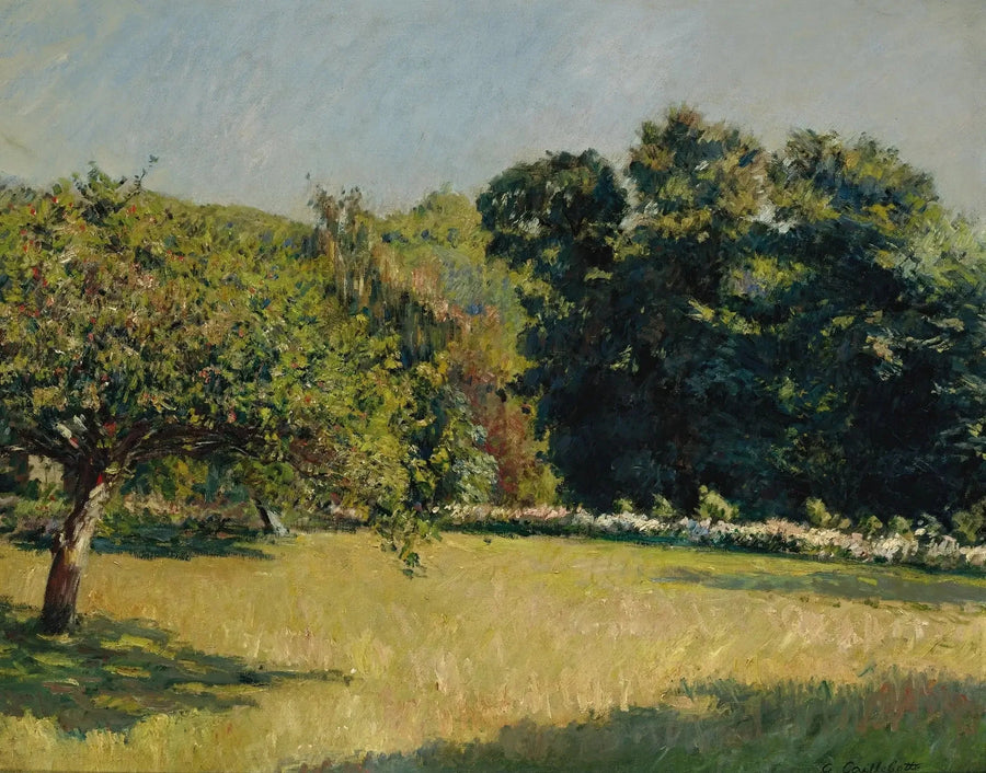 En trädgård i Trouville - Gustave Caillebotte