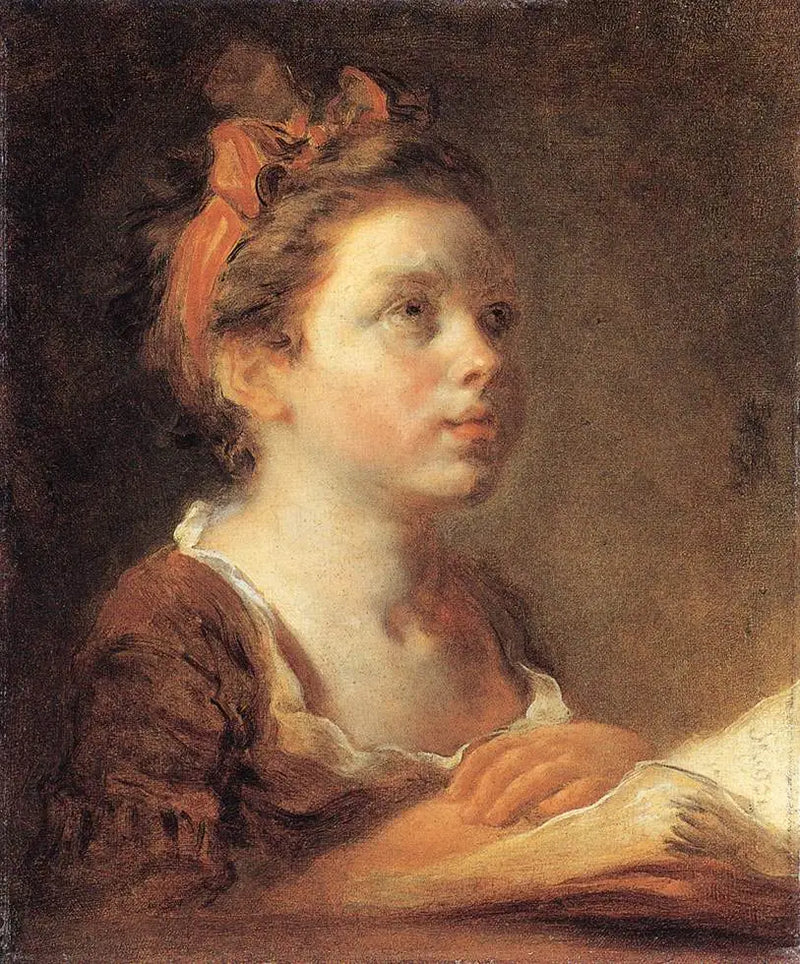 En ung lärd - Jean-Honoré Fragonard