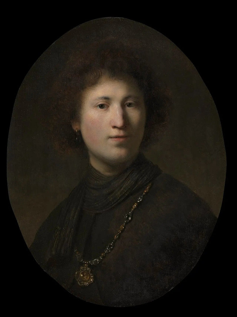 En ung man med en kedja - Rembrandt