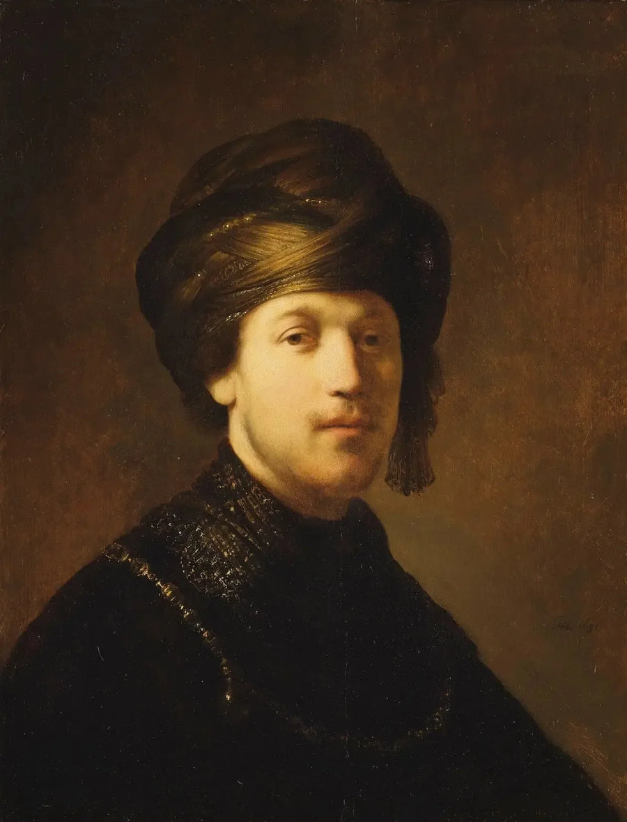 En ung man med turban - Rembrandt