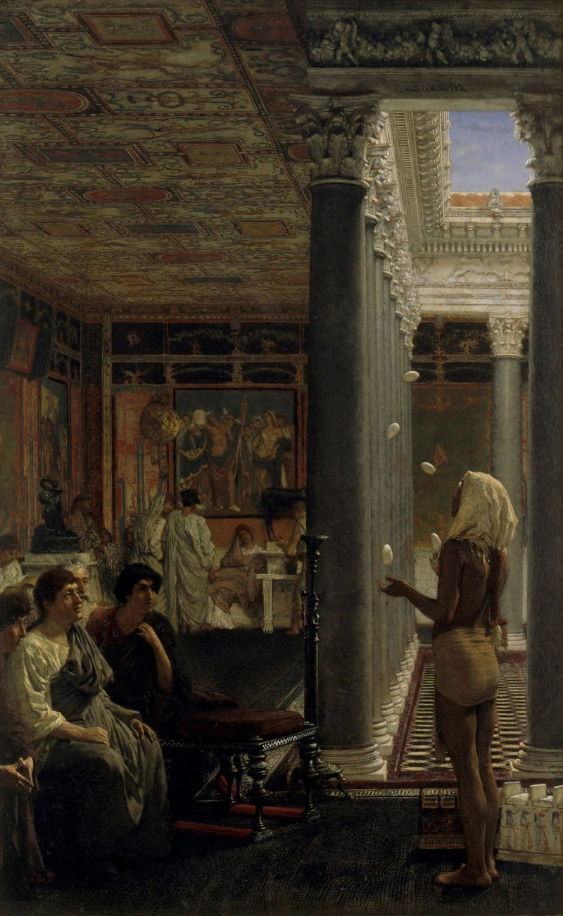 En jonglör - Lawrence Alma-Tadema