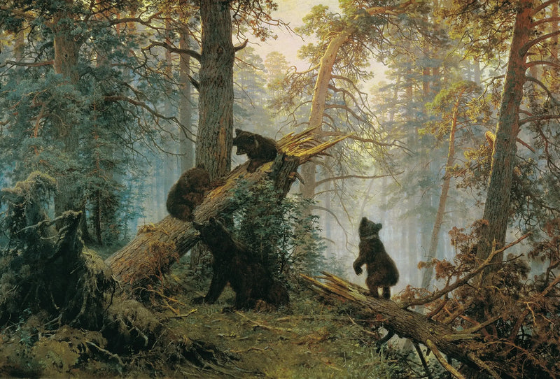 En morgon i en tallskog - Ivan Chichkine