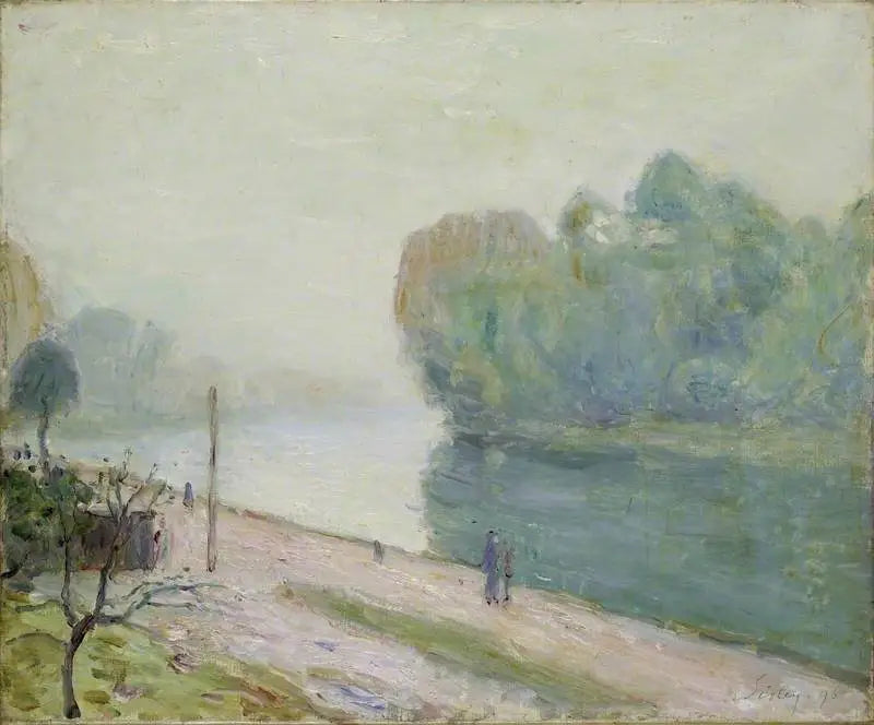 En meander av floden Loing - Alfred Sisley