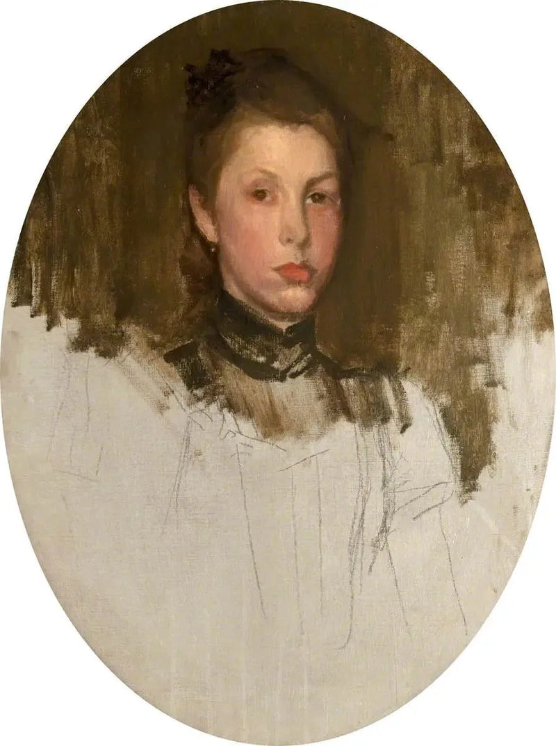 En parisisk modell - James Abbott McNeill Whistler