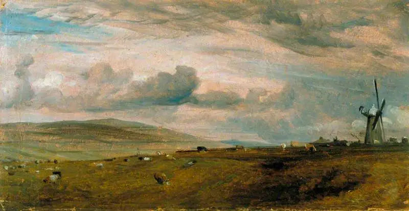 En väderkvarn nära Brighton - John Constable