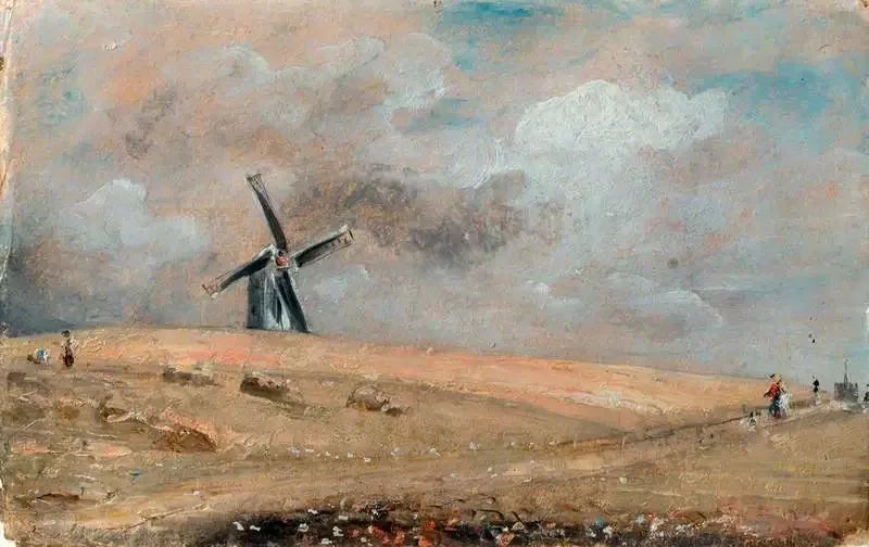 En väderkvarn nära Brighton - John Constable