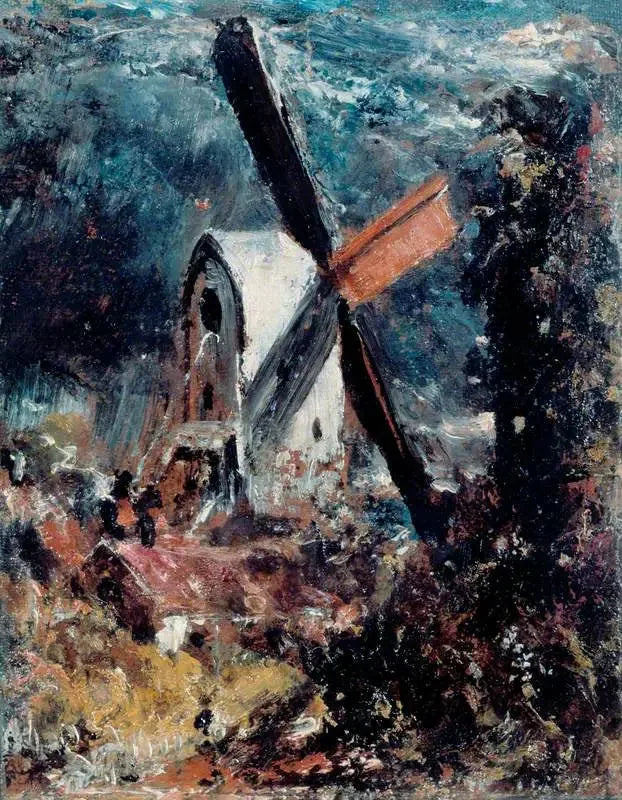 En väderkvarn nära Brighton - John Constable