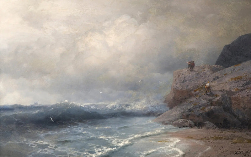 Ett skepp i fara - Ivan Aïvazovski