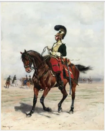 En kavalleriofficer - Édouard Detaille