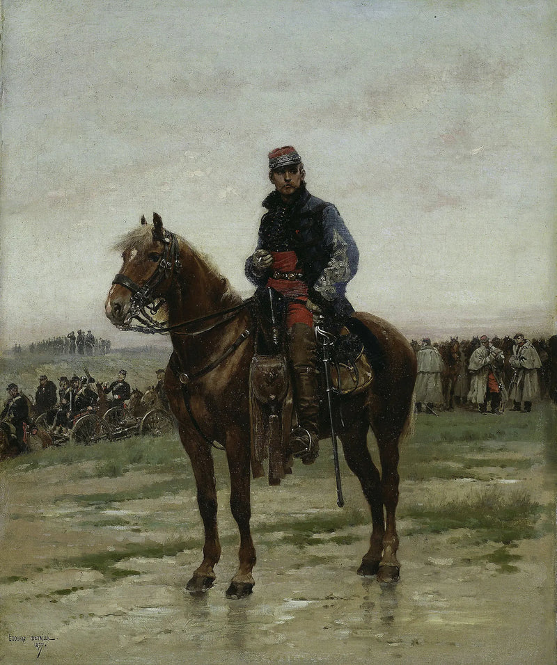 En ryttare officer - Édouard Detaille
