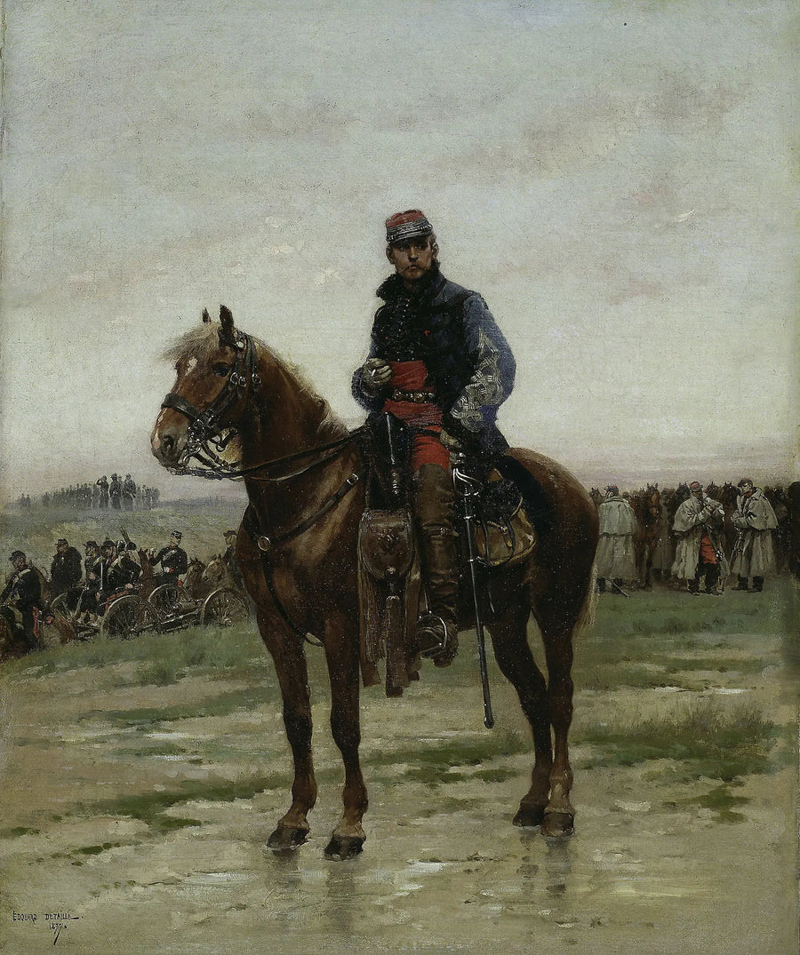 En ryttare officer - Édouard Detaille