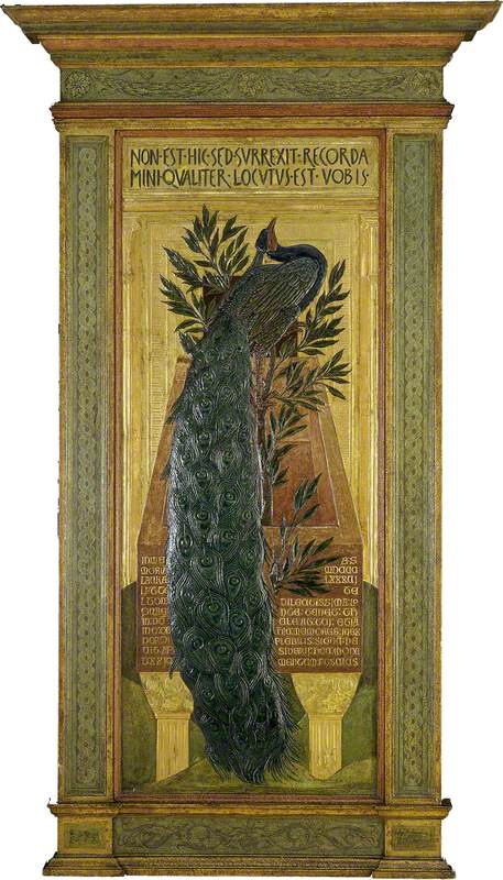 En påfågel - Edward Burne-Jones