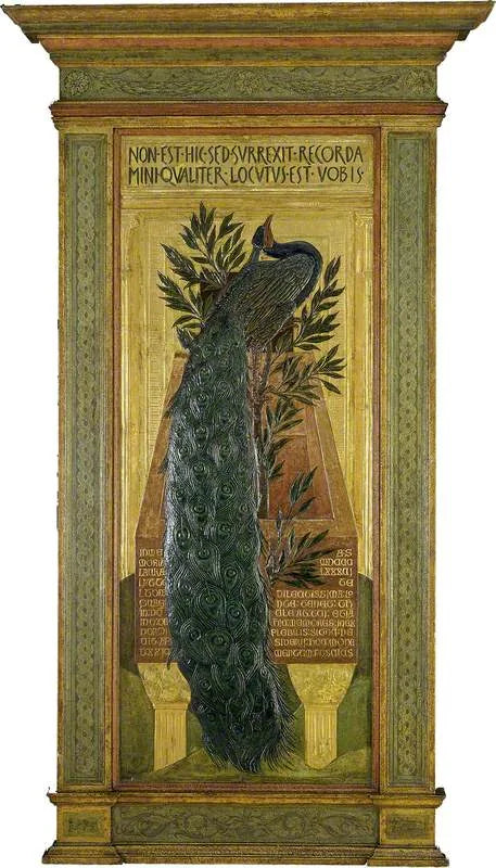 En påfågel - Edward Burne-Jones