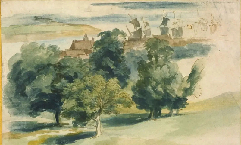 En engelsk landskapsmålning - Antoine van Dyck
