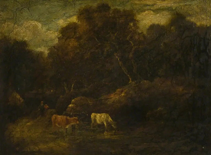 En skogsscen - Thomas Gainsborough