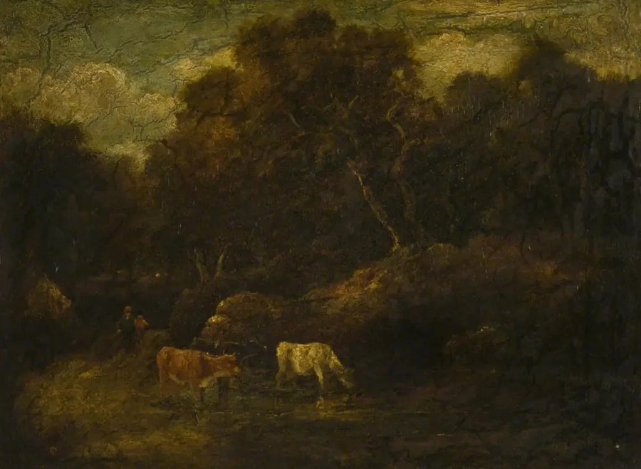 En skogsscen - Thomas Gainsborough
