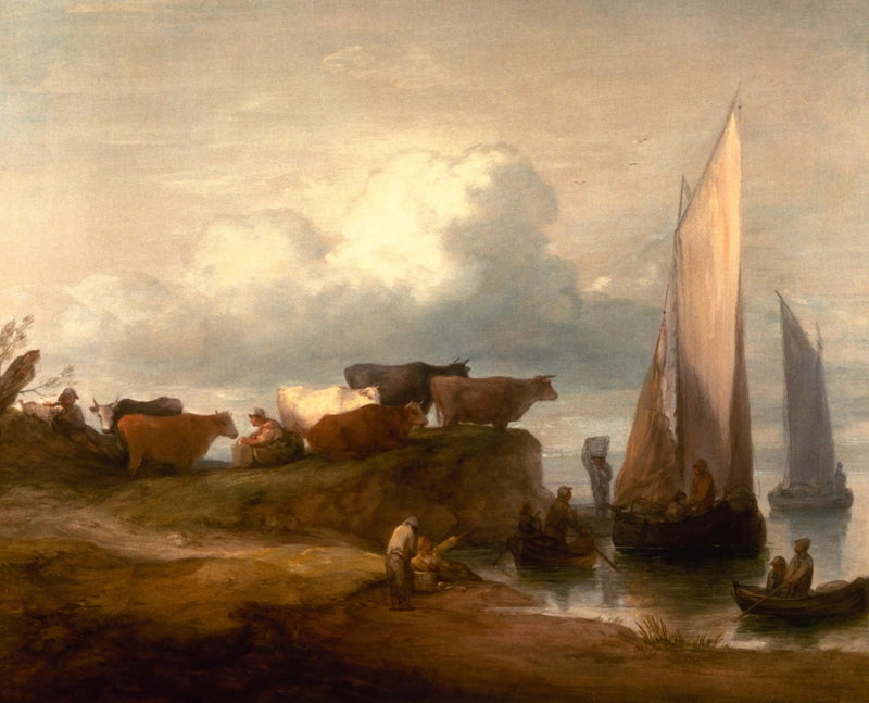 En kustlandskap - Thomas Gainsborough