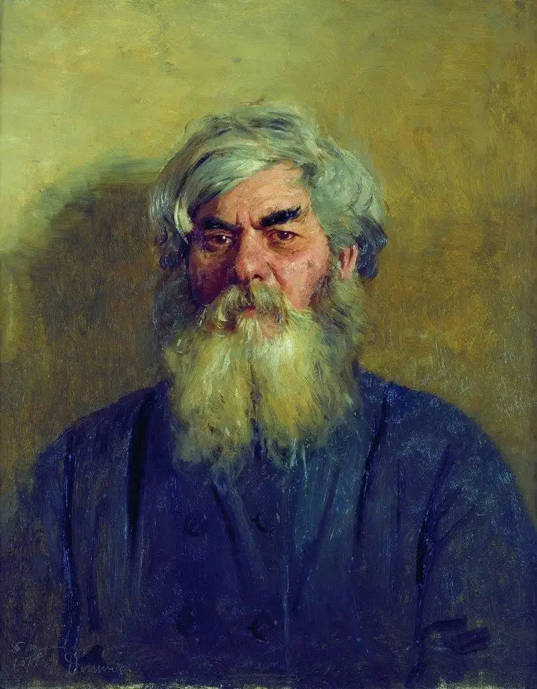 En bonde med ett dåligt öga. - Ilya Repin