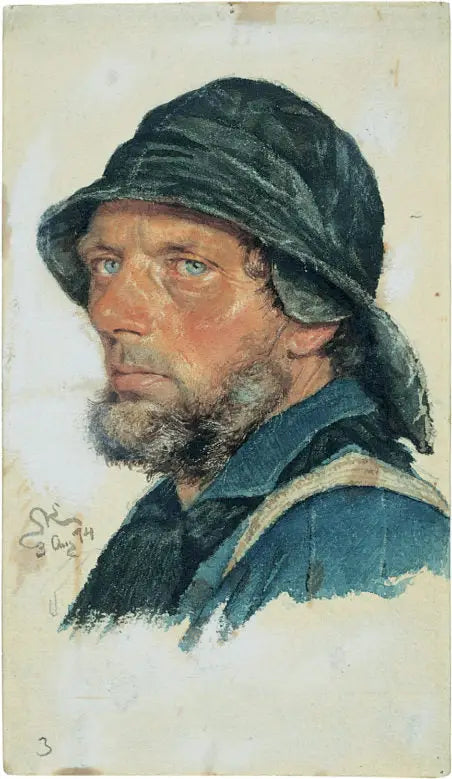 En fiskare från Hornbæk. - Peder Severin Krøyer