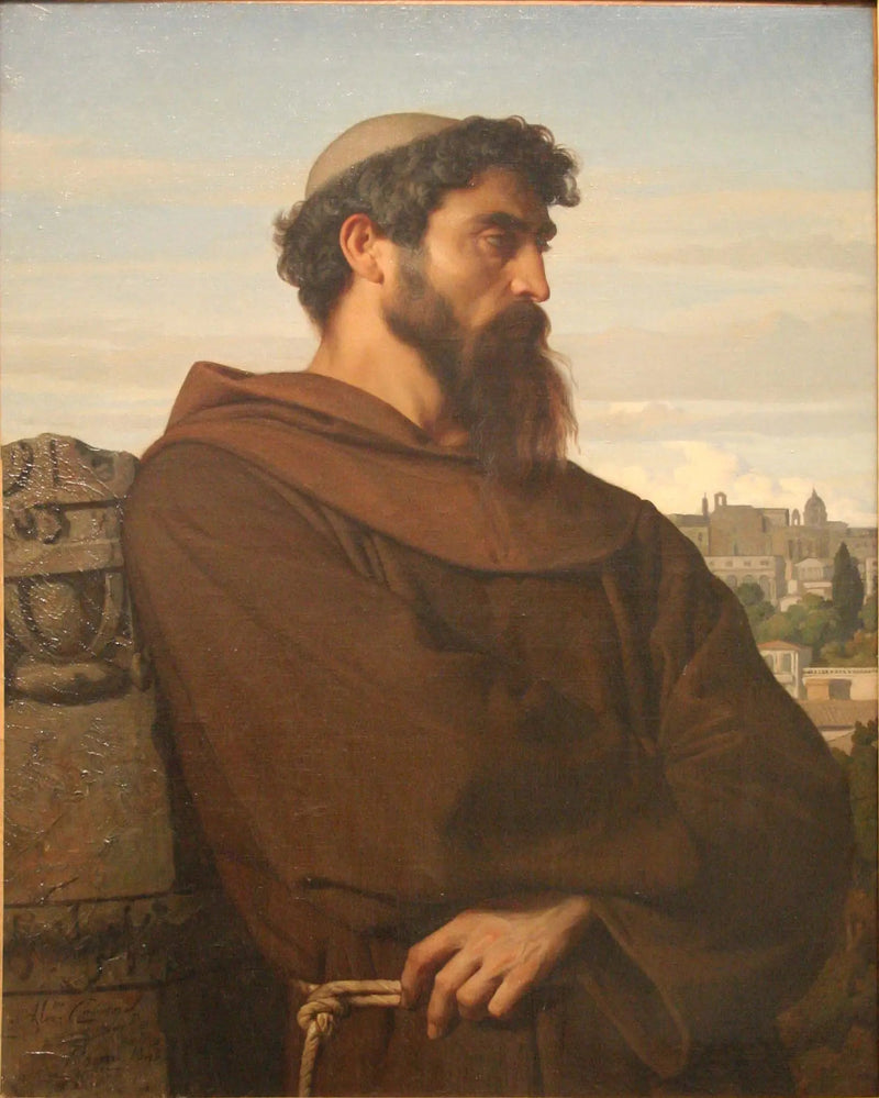 En tänkare, ung romersk munk - Alexandre Cabanel