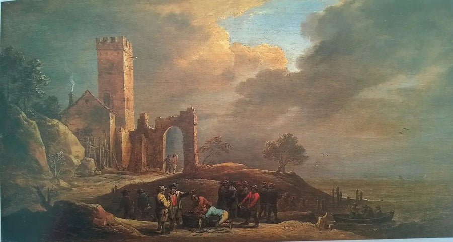 En liten hamn - David Teniers den yngre