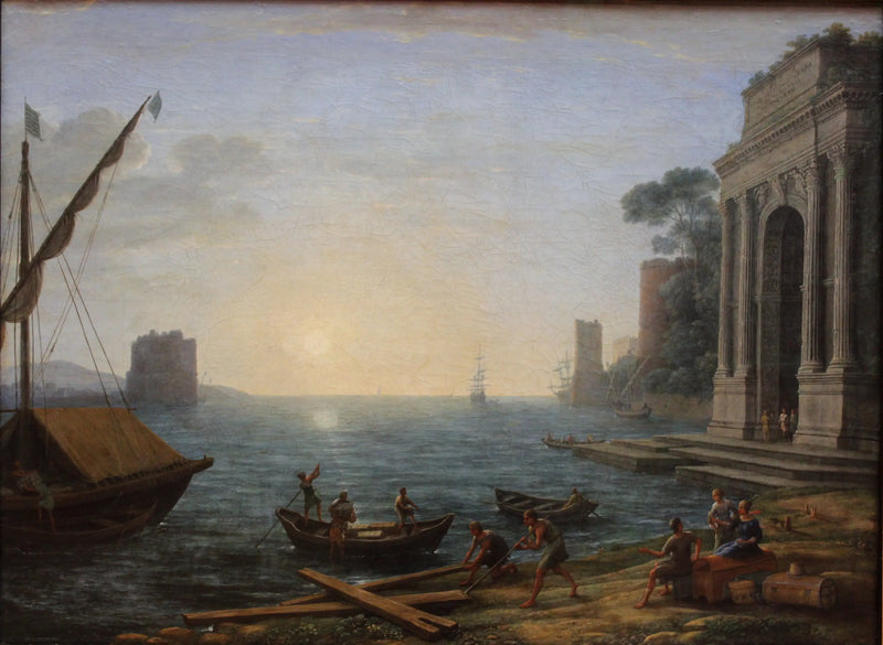 En hamn vid soluppgången - Claude Lorrain